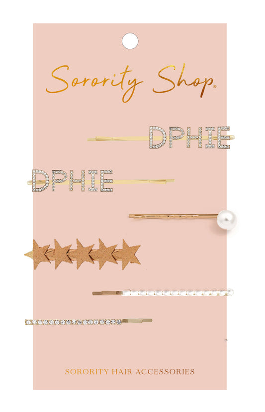 Delta Phi Epsilon Sorority Hair Clips