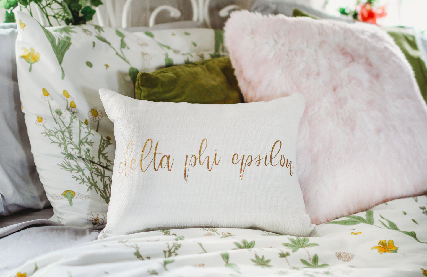 Delta Phi Epsilon Throw Pillow