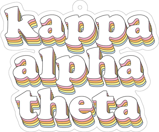 Kappa Alpha Theta Retro Air Freshener
