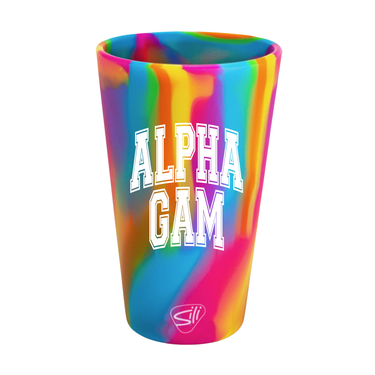 Sorority Shop x Silipint Alpha Gamma Delta 16oz Silicone Cup