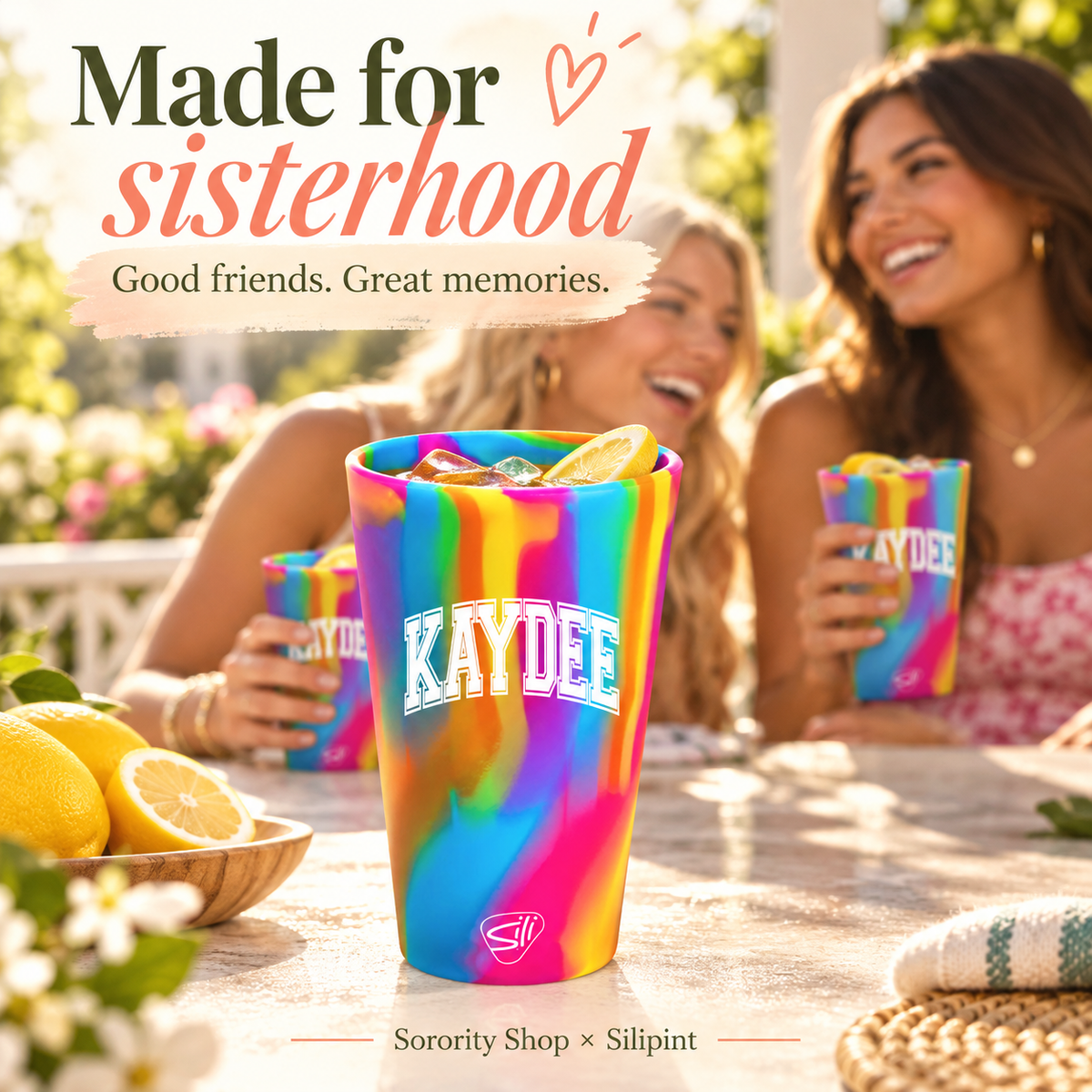 Sorority Shop x Silipint Kappa Delta 16oz Silicone Cup