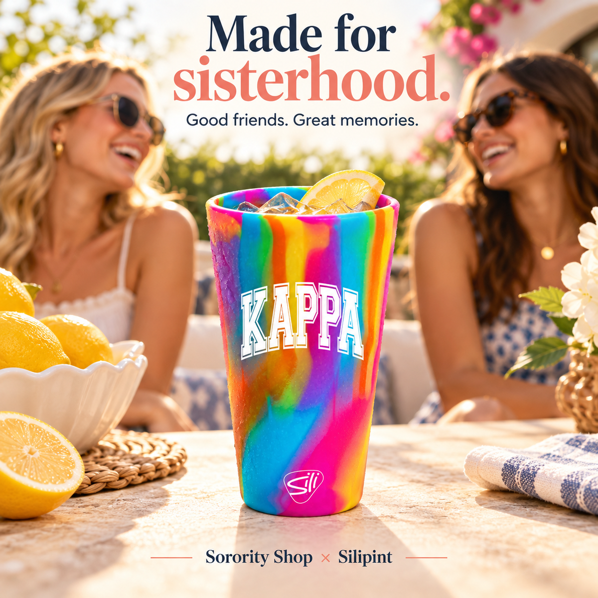 Sorority Shop x Silipint Kappa Kappa Gamma 16oz Silicone Cup