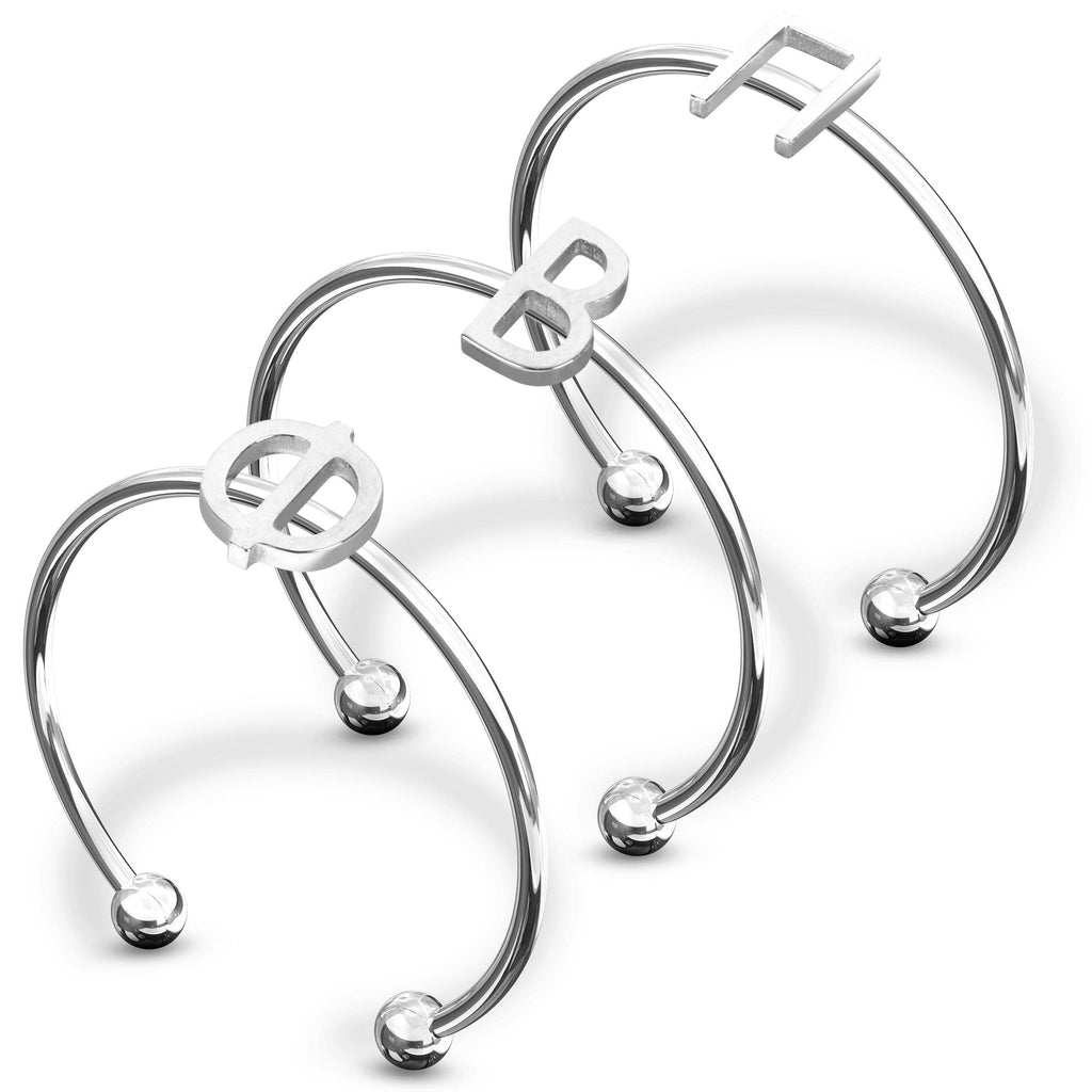 Pi Beta Phi Silver Stacking Ring Set