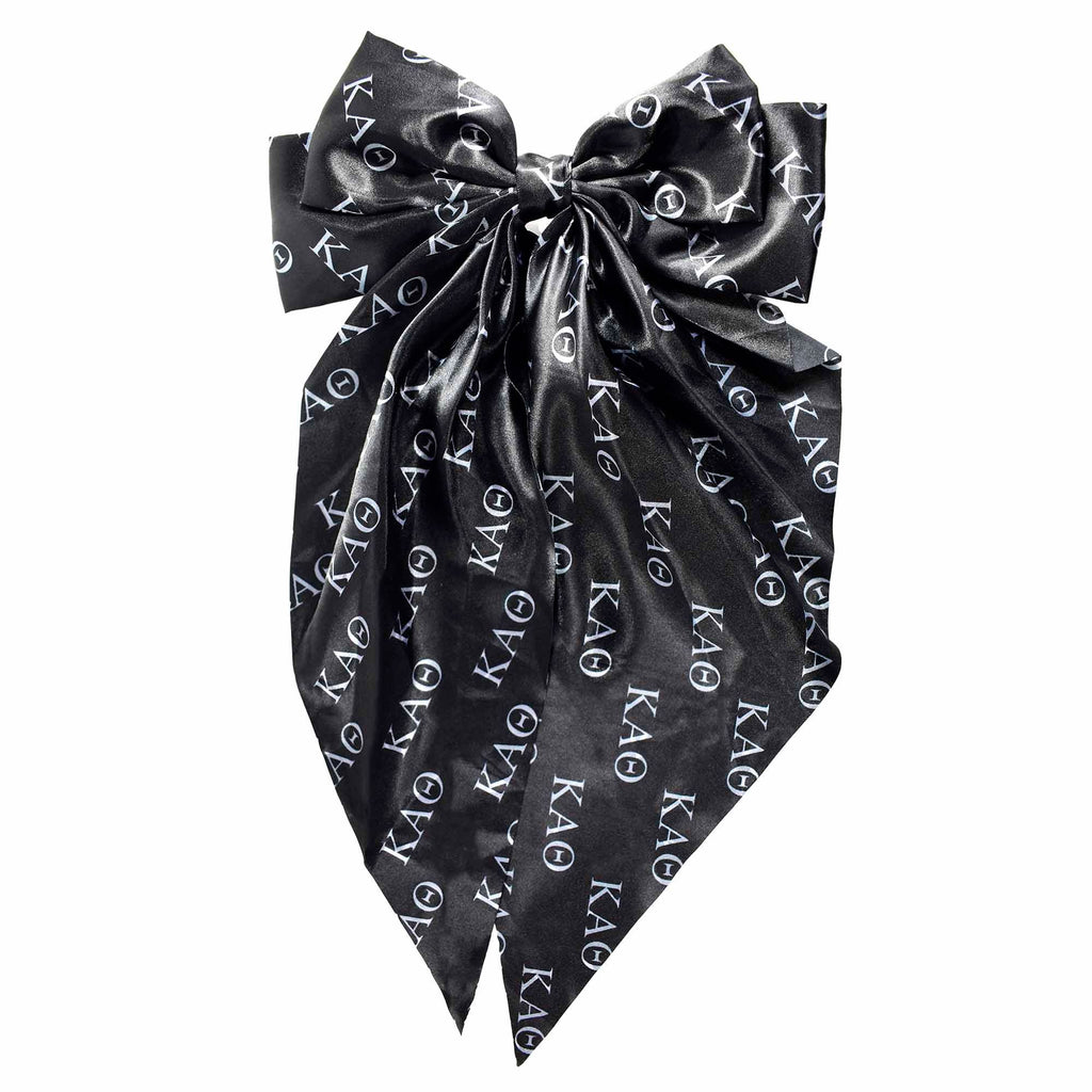 Kappa Alpha Theta Greek Letters Hair Bow