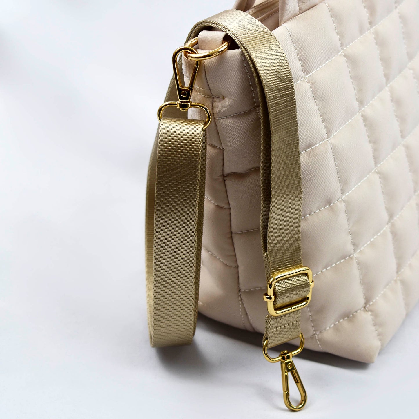 Delta Gamma Small Crossbody Quilted Tote Bag with Greek Letters