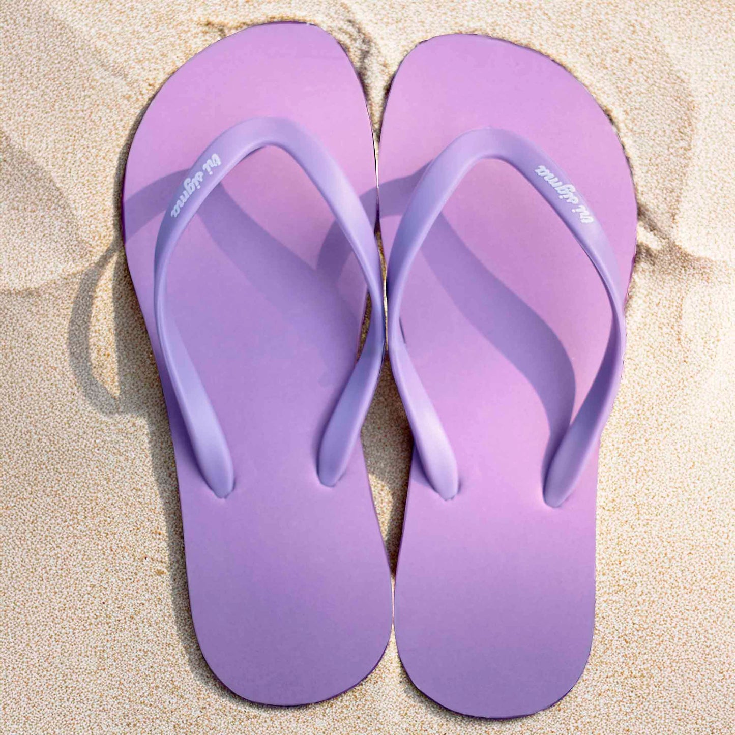 Kappa Kappa Gamma Flip Flops, With Greek Letter Cutouts
