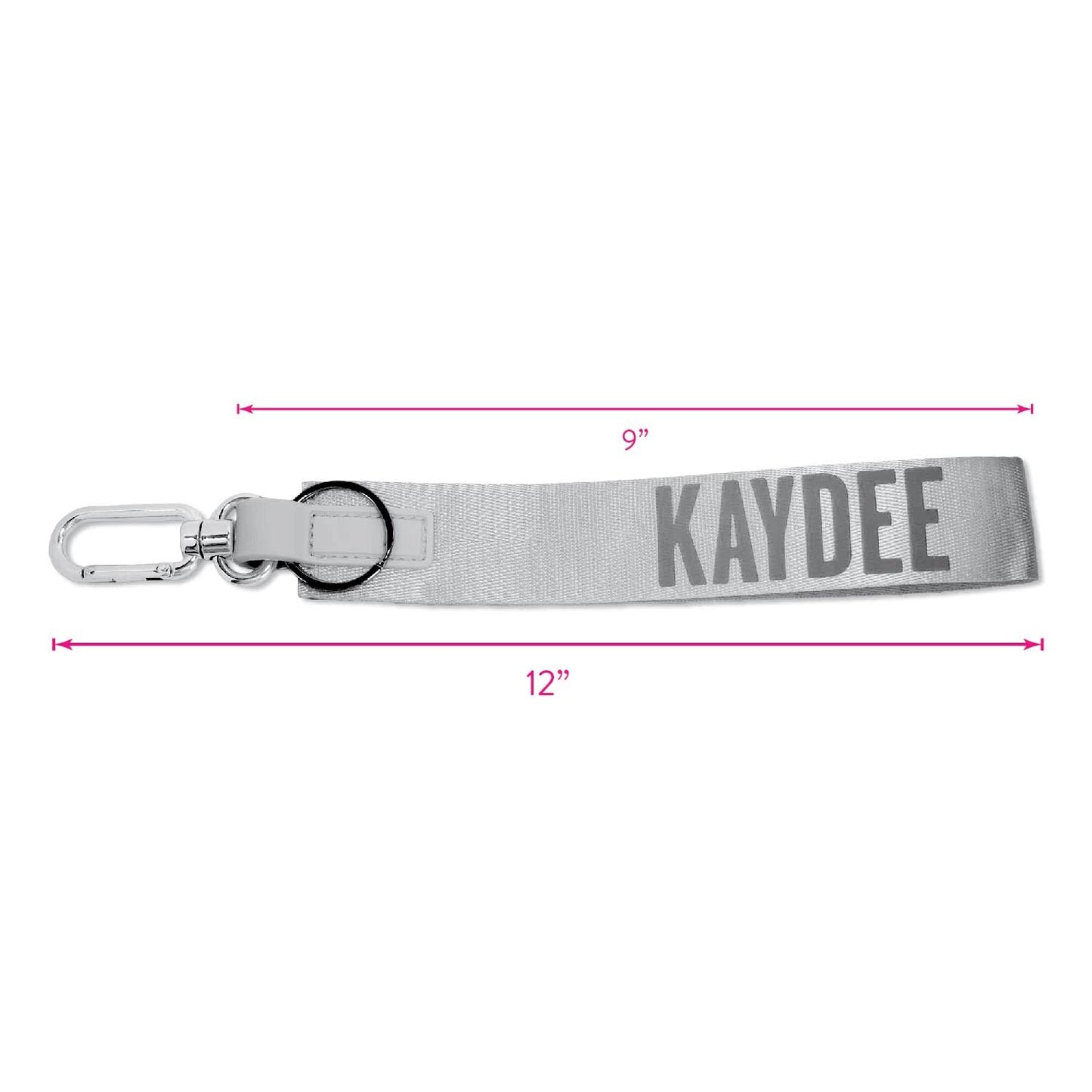 Sigma Sigma Sigma Keychain- Hands-Free Wristlet Lanyard Style