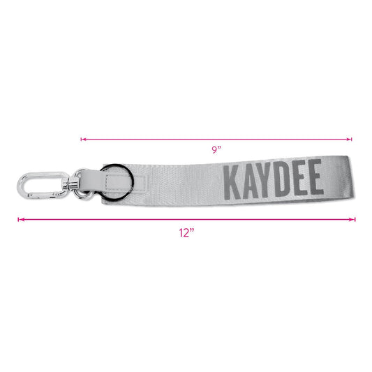 Alpha Omicron Pi Keychain- Hands-Free Wristlet Lanyard Style
