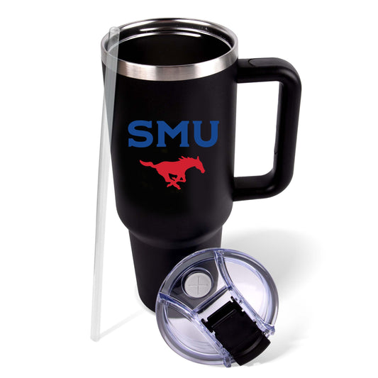 Southern Methodist University 40oz Stainless Steel Tumbler with Handle