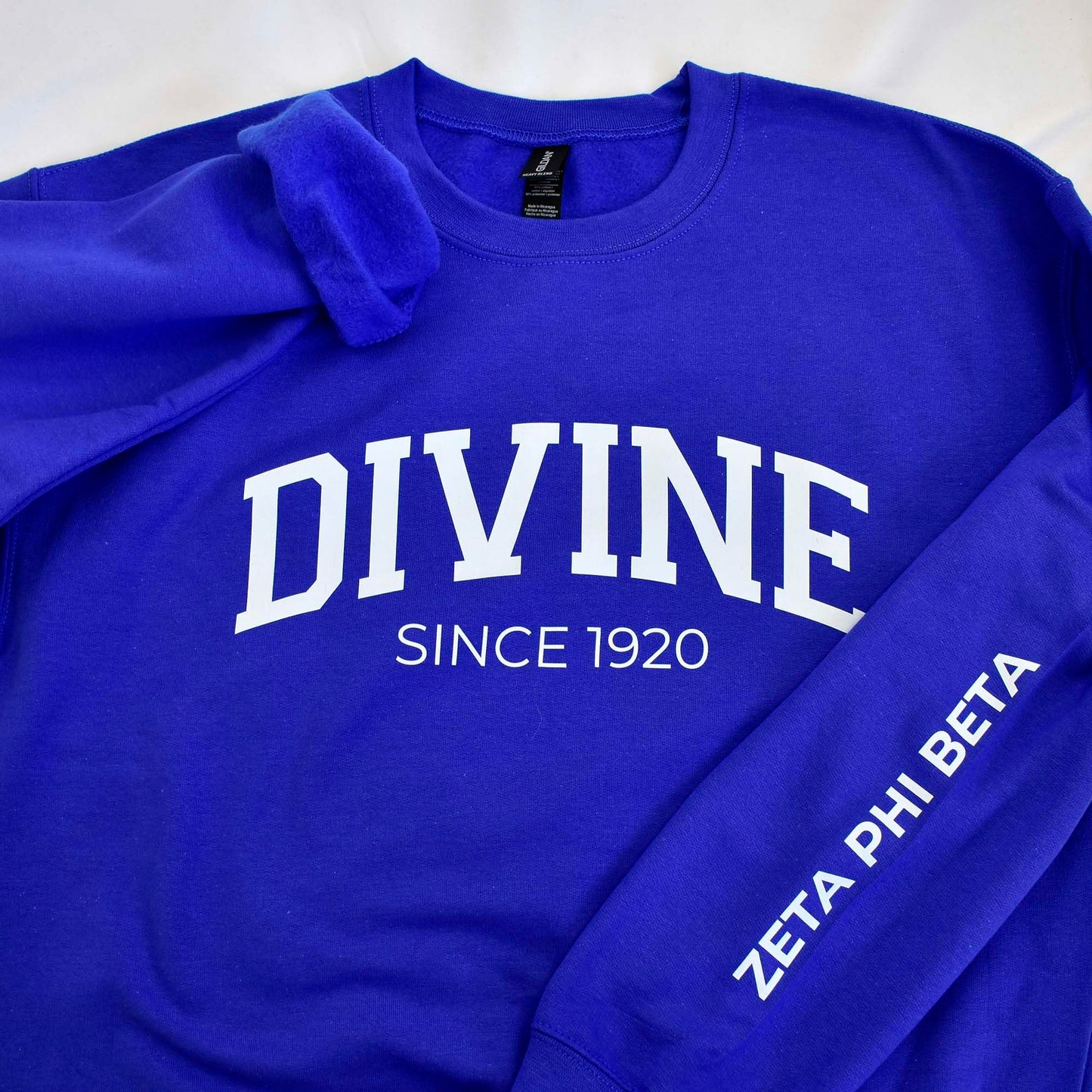 Zeta Phi Beta Sorority, Incorporated Sweatshirt- Divine and Sorority Name Design