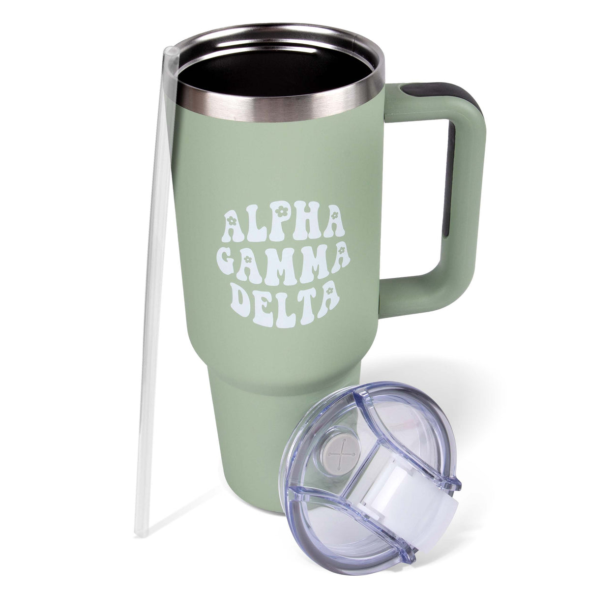 Sorority Shop Tumbler - 40oz Stainless Steel with Handle