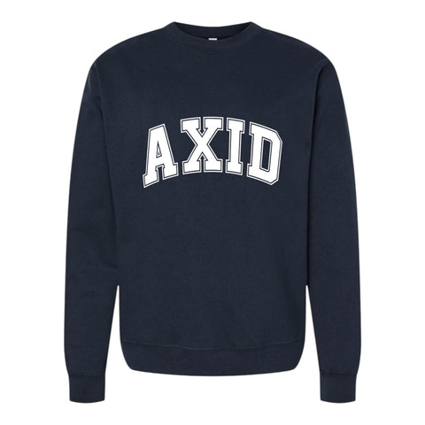 Alpha Xi Delta Sweatshirt- Crewneck Varsity Letters Design