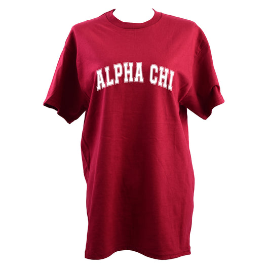 Alpha Chi Omega Sorority T-Shirt- Varsity Design