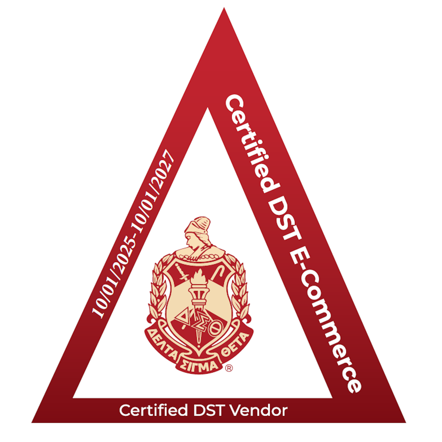 Delta Sigma Theta Keychain- Hands-Free Wristlet Lanyard Style