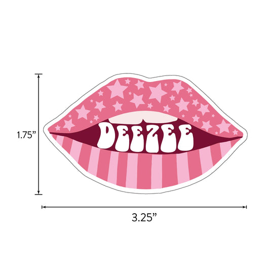 Delta Zeta Girl Power Sticker Sheet