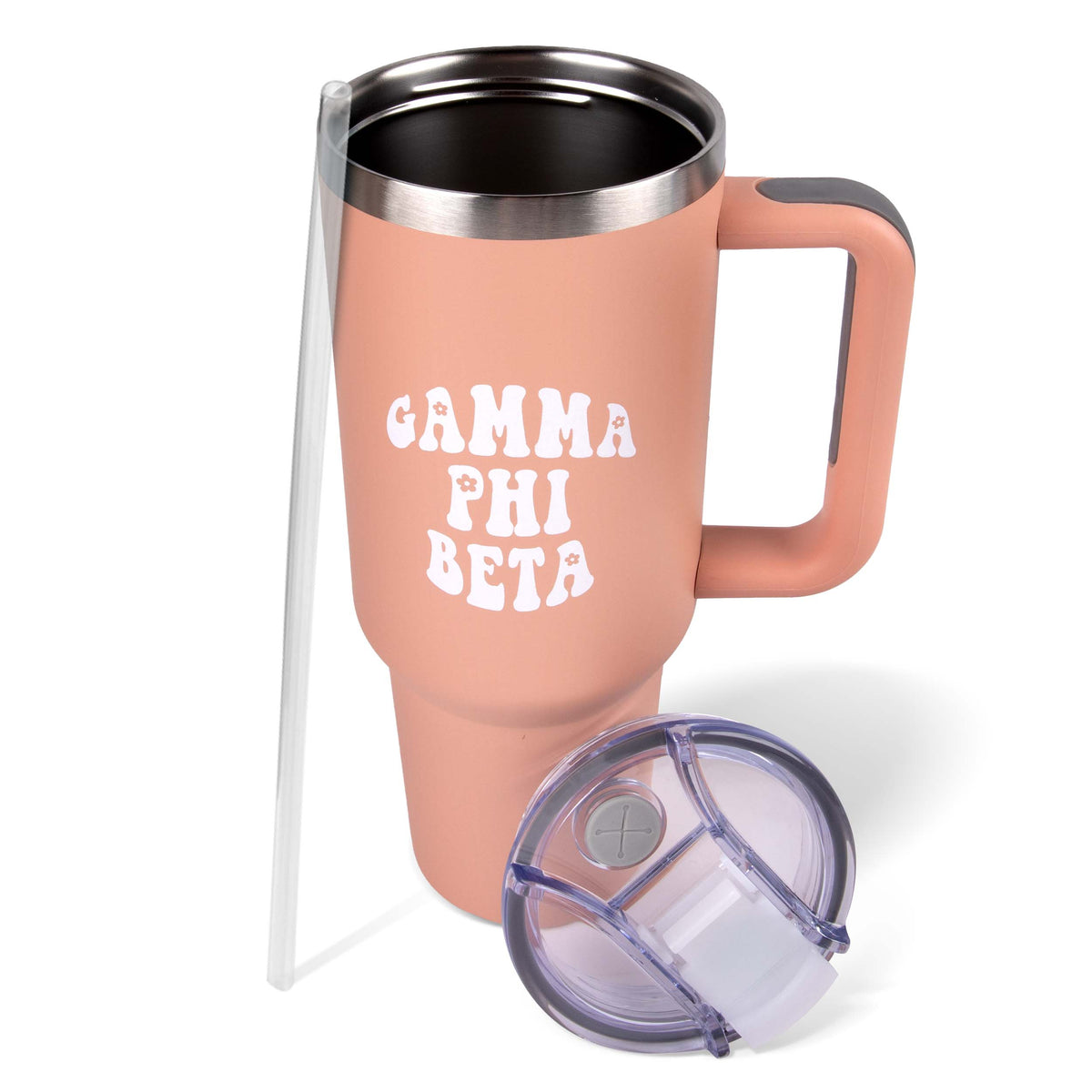Sorority Shop Tumbler - 40oz Stainless Steel with Handle