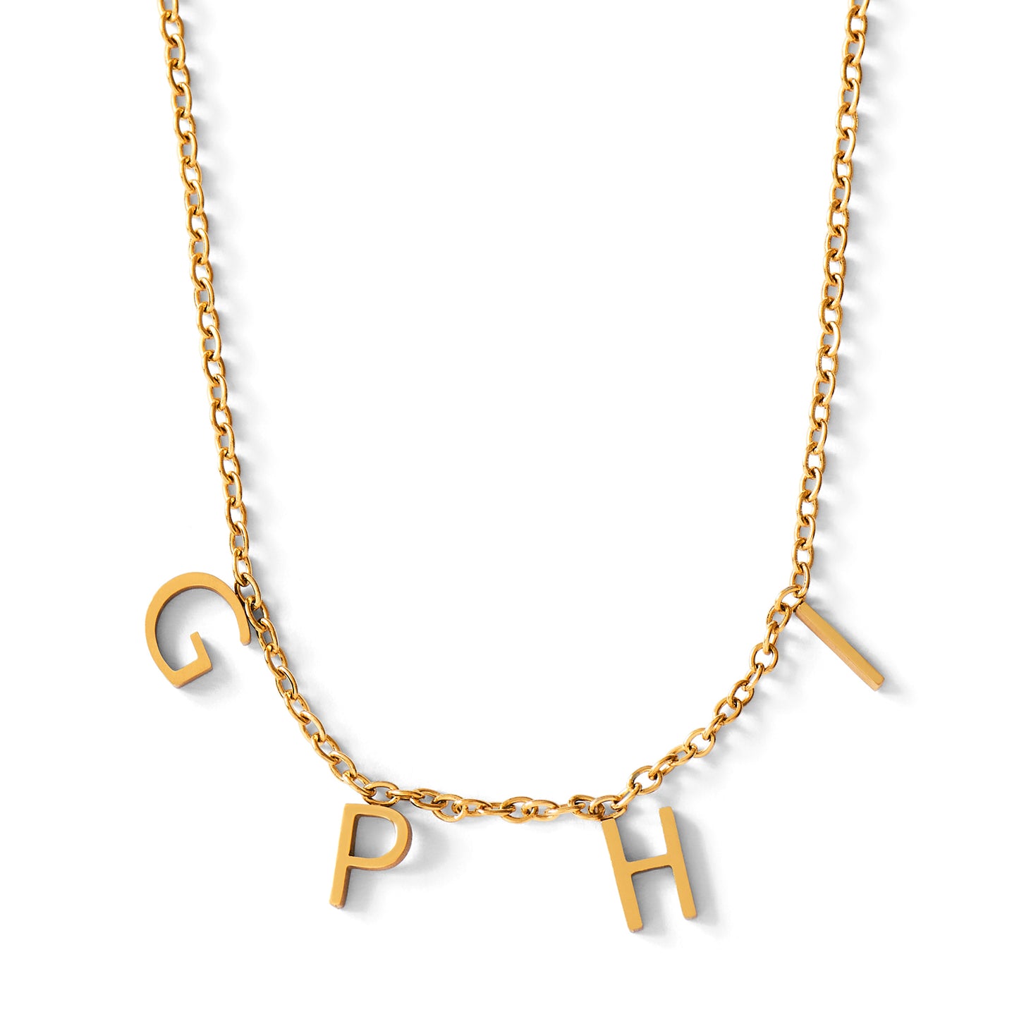 Gamma Phi Beta Name Necklace