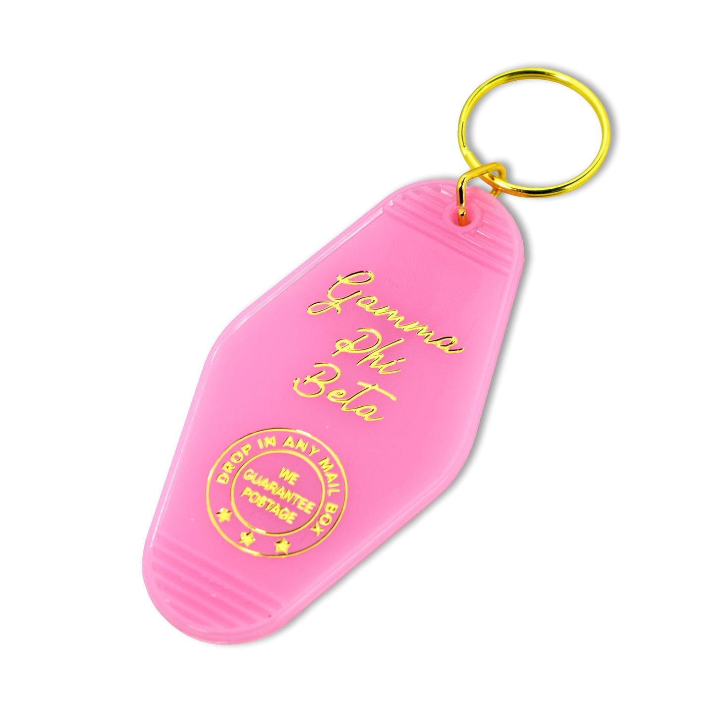 Gamma Phi Beta Motel Keychain