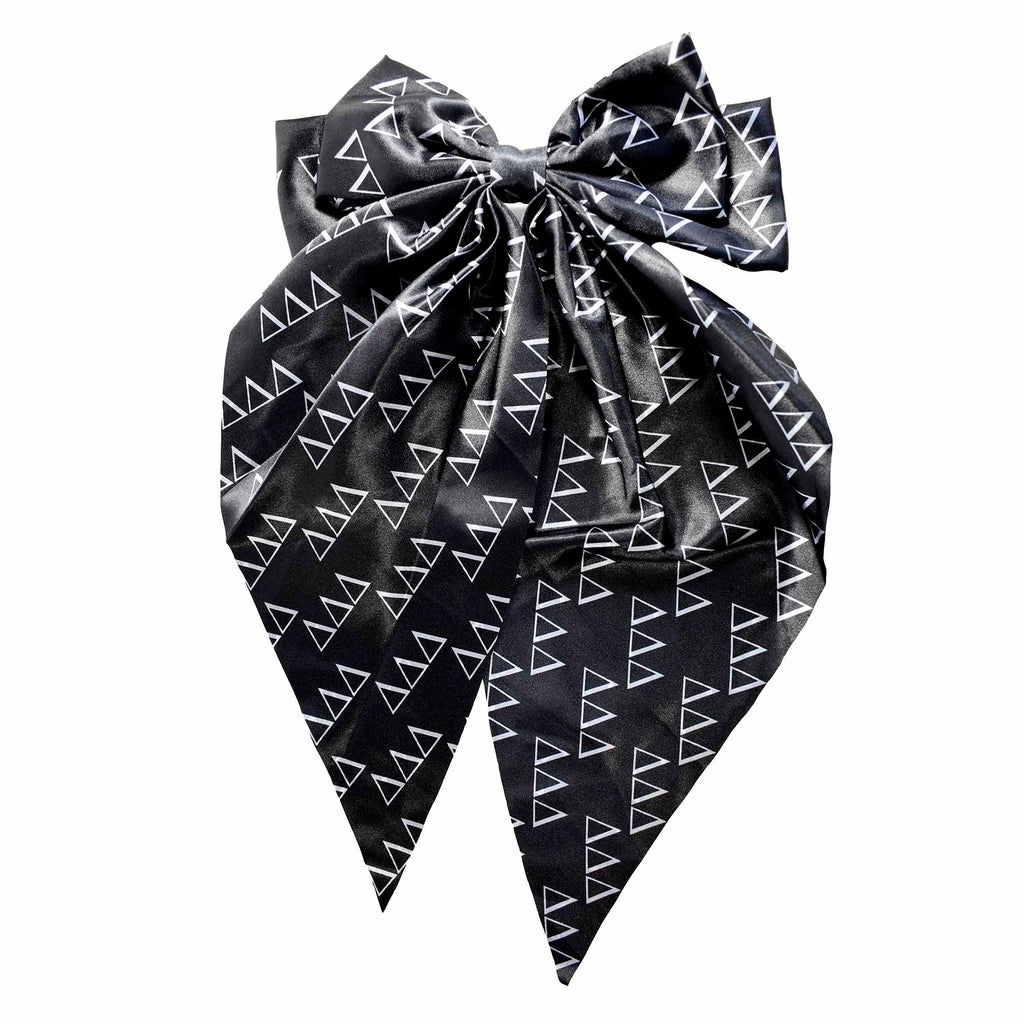 Delta Delta Delta Greek Letters Hair Bow