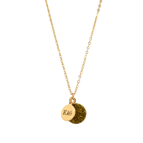 Kappa Alpha Theta Sisterhood Druzy Necklace