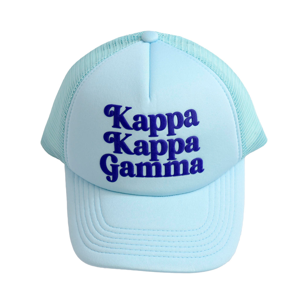 Kappa Kappa Gamma Baseball Cap, Mesh Trucker-Style Hat