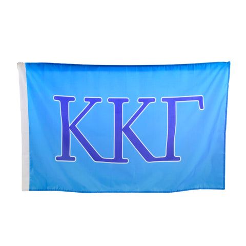 Kappa Kappa Gamma Flag, Sorority Greek Letters Flag, Two-Color Design