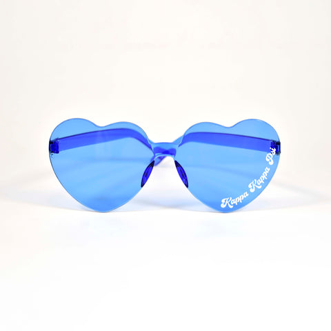 Kappa Kappa Psi Sunglasses - Heart Shaped