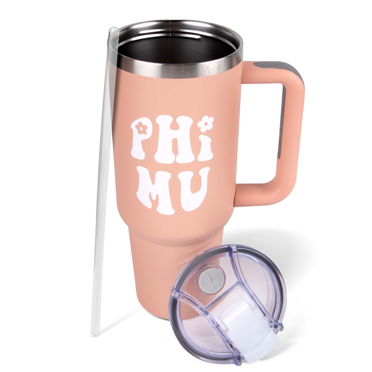 Sorority Shop Tumbler - 40oz Stainless Steel with Handle