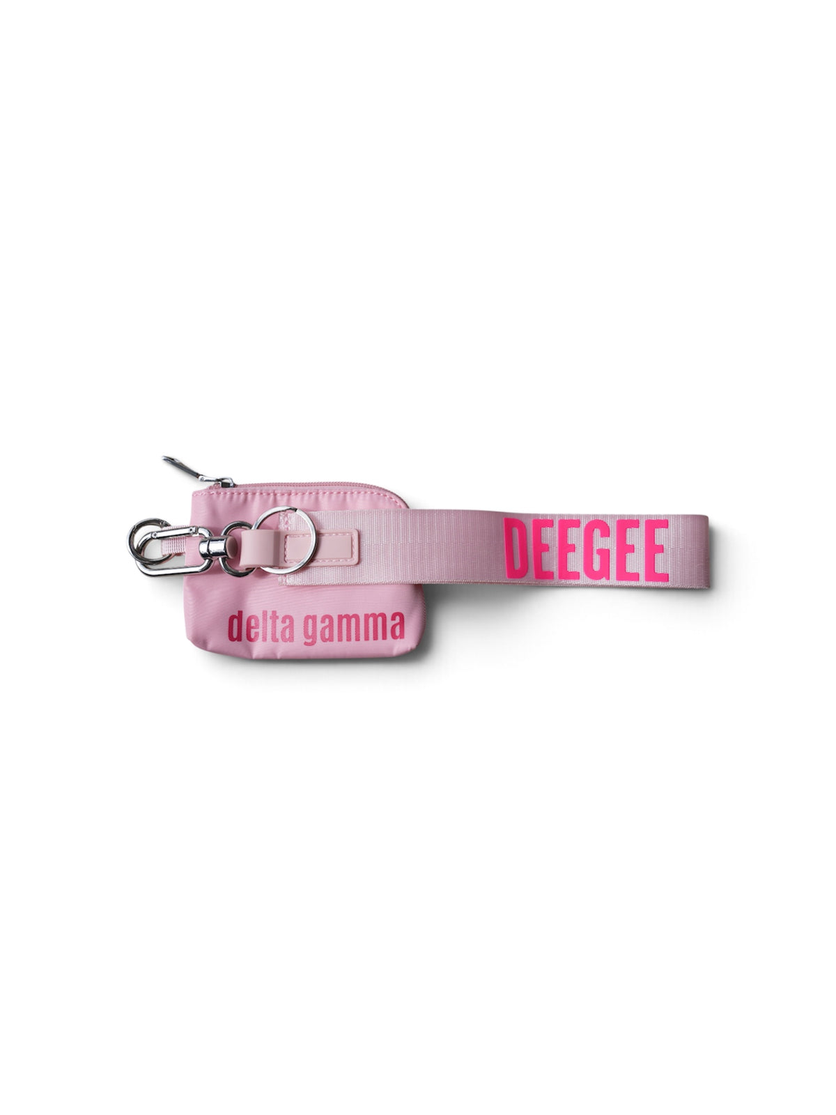 Sorority Shop Zipper Wallet Pouch with Keyring