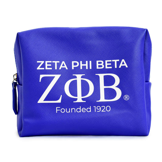 Zeta Phi Beta Makeup Bag- Brand Focus Design