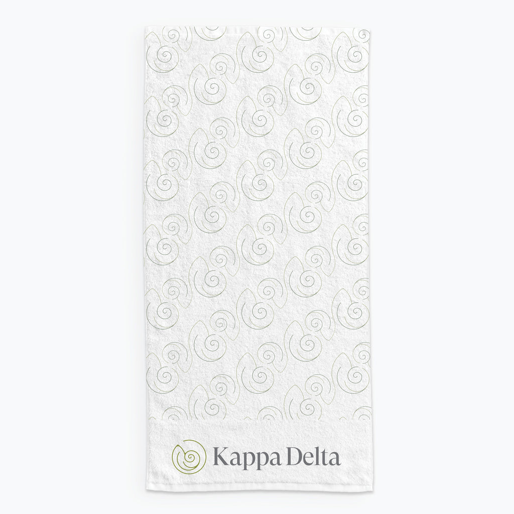 Kappa Delta Beach Towel- Lightweight Brand Design