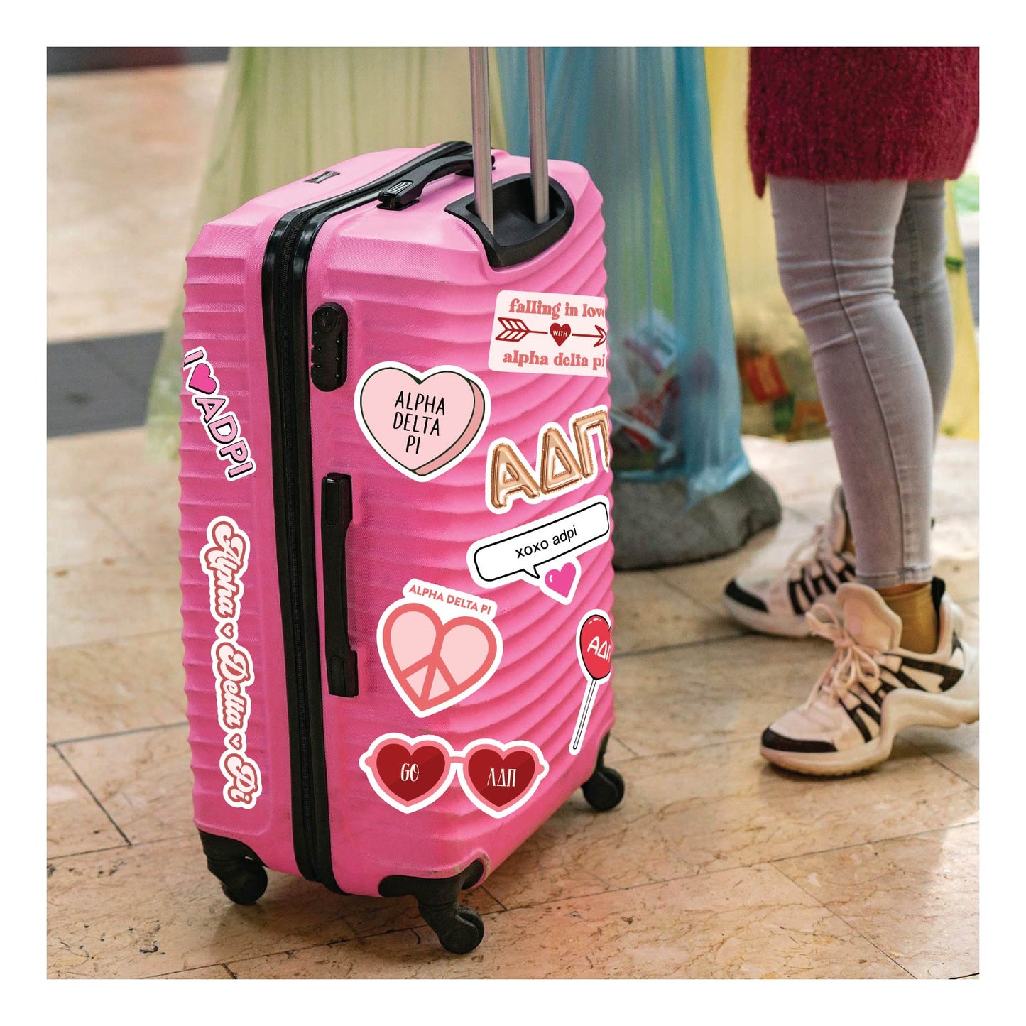 Alpha Delta Pi - Sticker Sheet- Love Theme