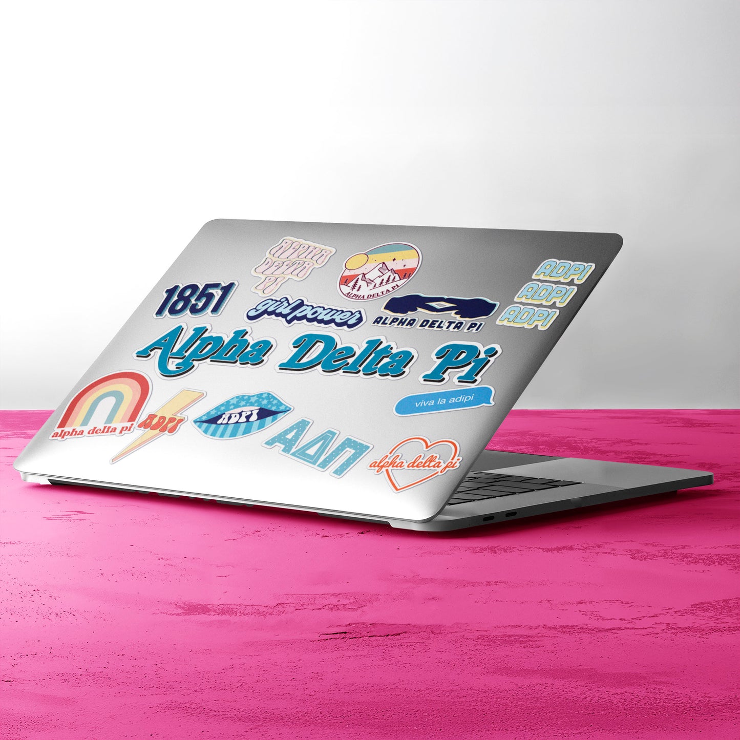 Alpha Delta Pi Girl Power Sticker Sheet