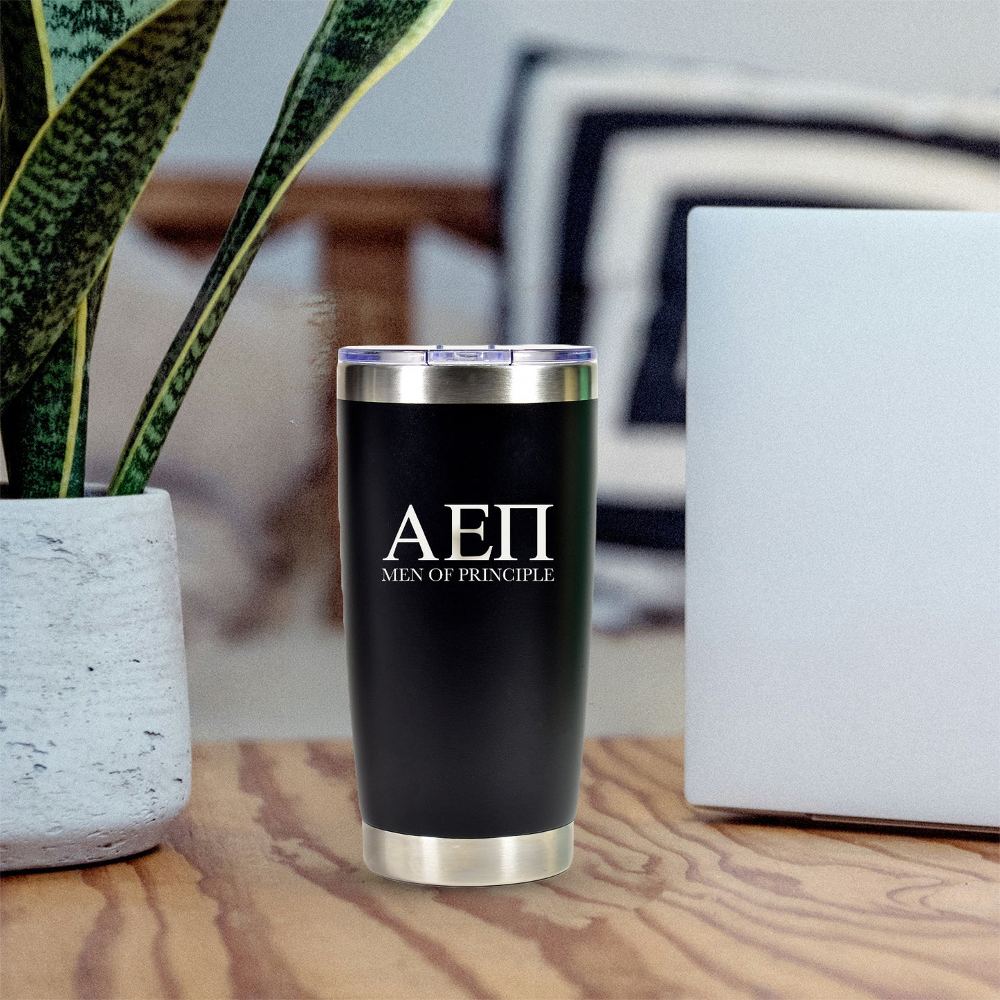 Alpha Epsilon Pi 20 oz. Insulated Tumbler with Greek Letters