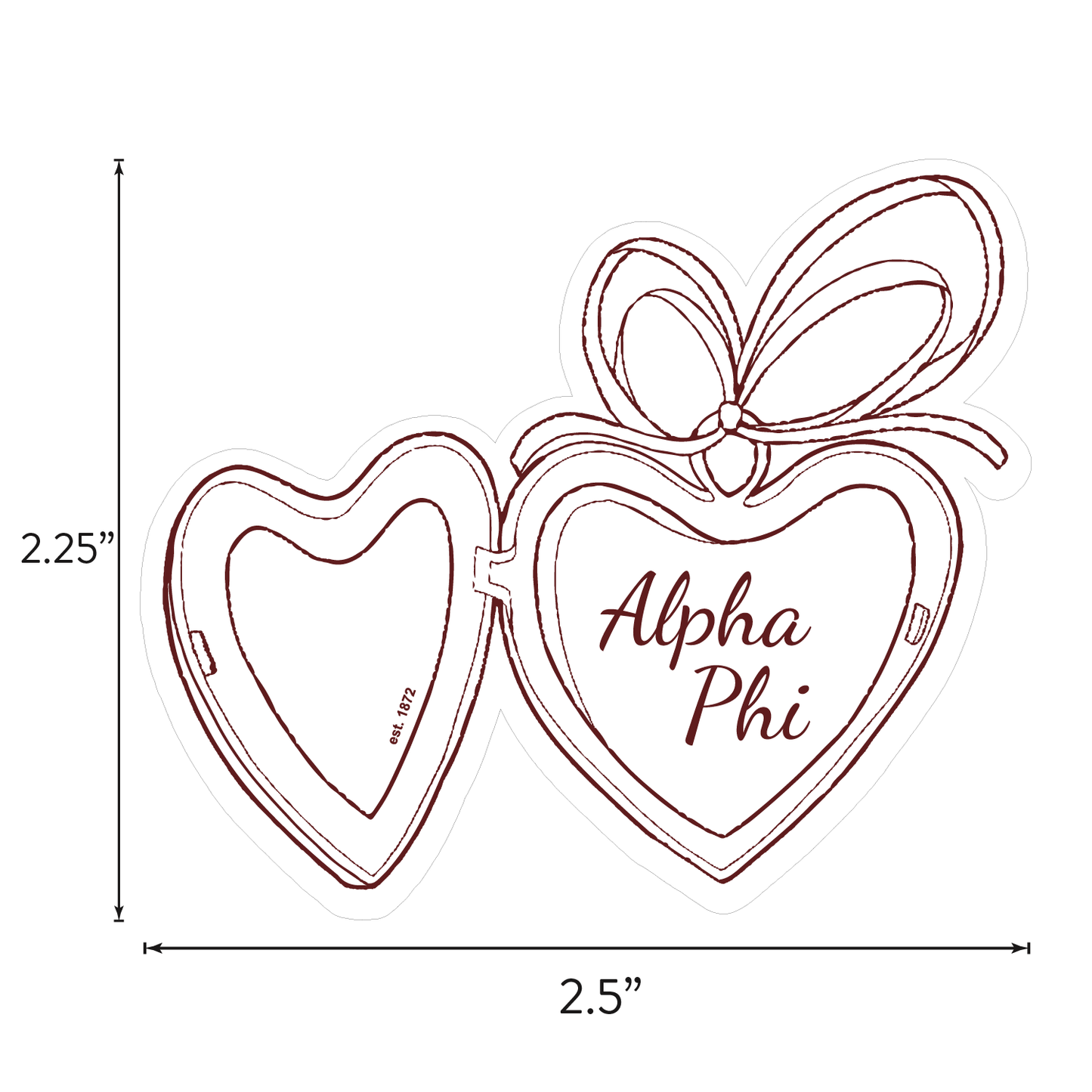 Alpha Phi Sticker Sheet- Teddy Bears and Sisterhood Love Theme