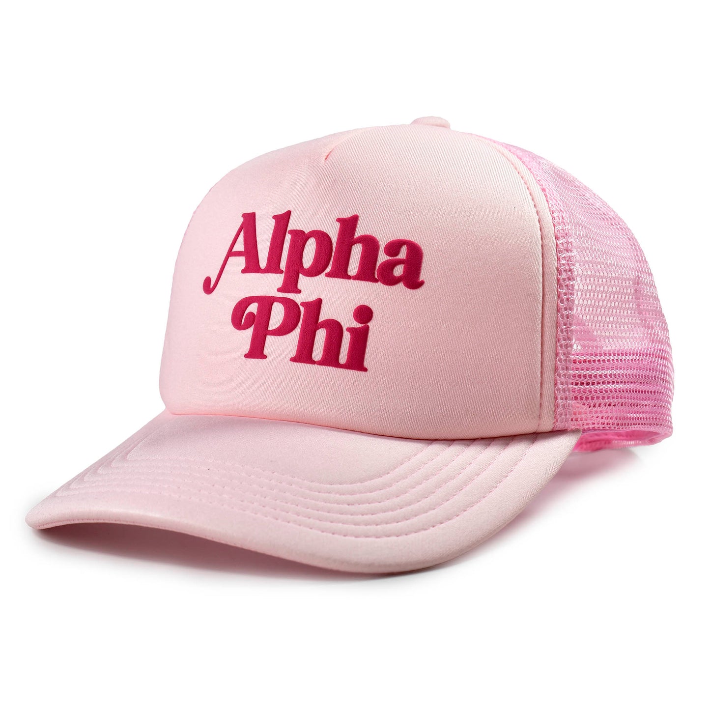 Alpha Phi Baseball Cap, Mesh Trucker-Style Hat