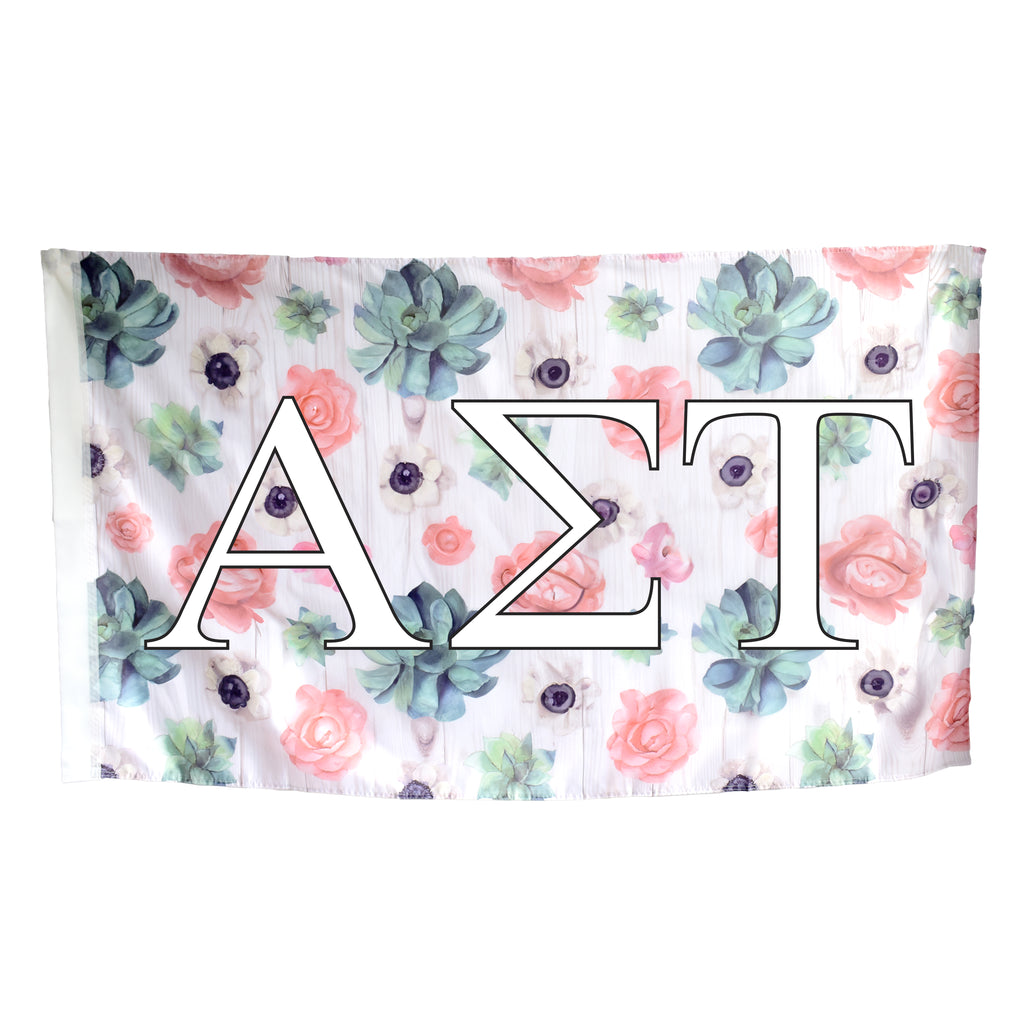 Alpha Sigma Tau Succulent Flag