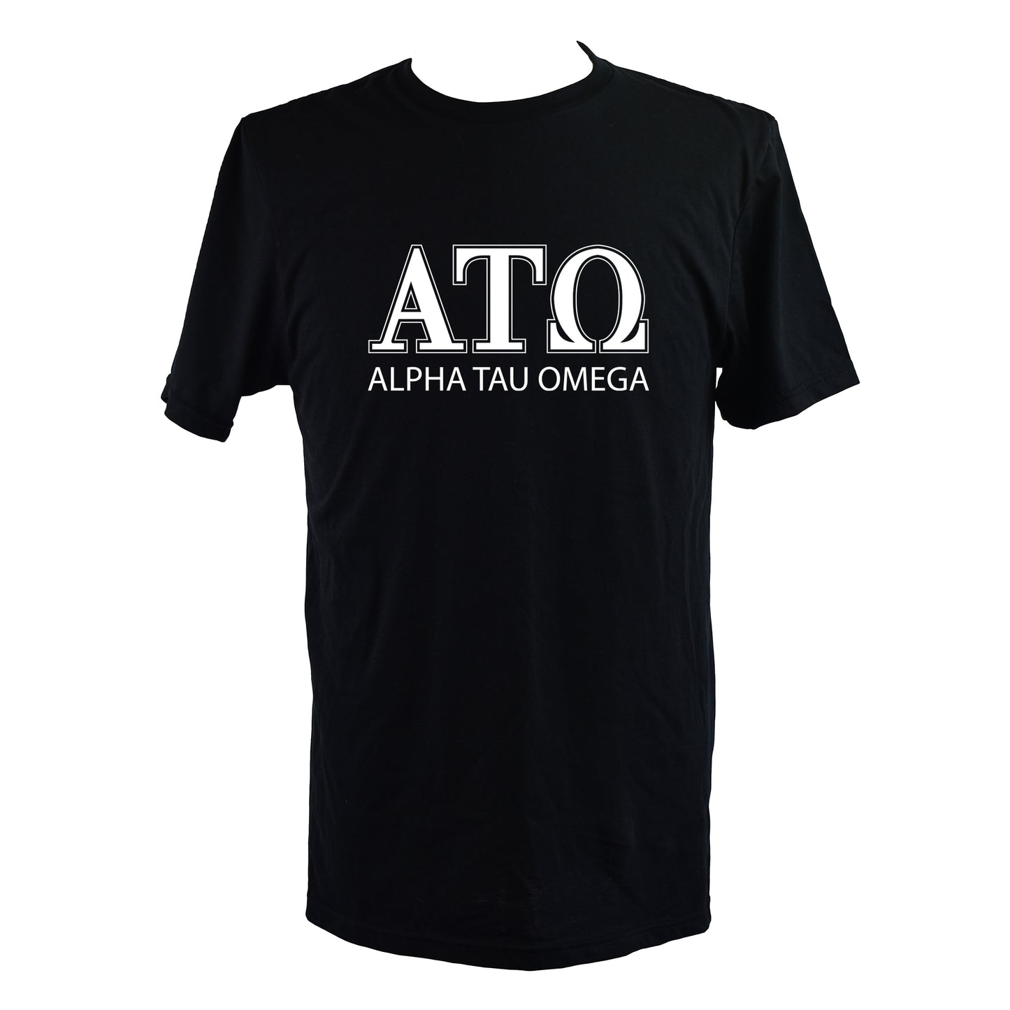 Alpha Tau Omega Fraternity T-Shirt- Varsity Greek Letters Design