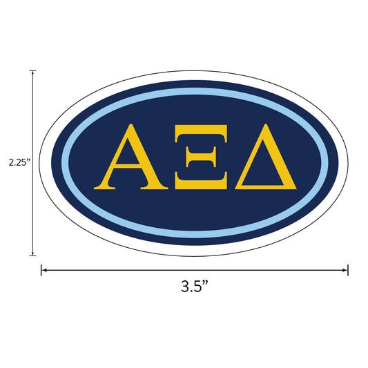 Alpha Xi Delta Sorority Sticker Sheet- Brand Focus