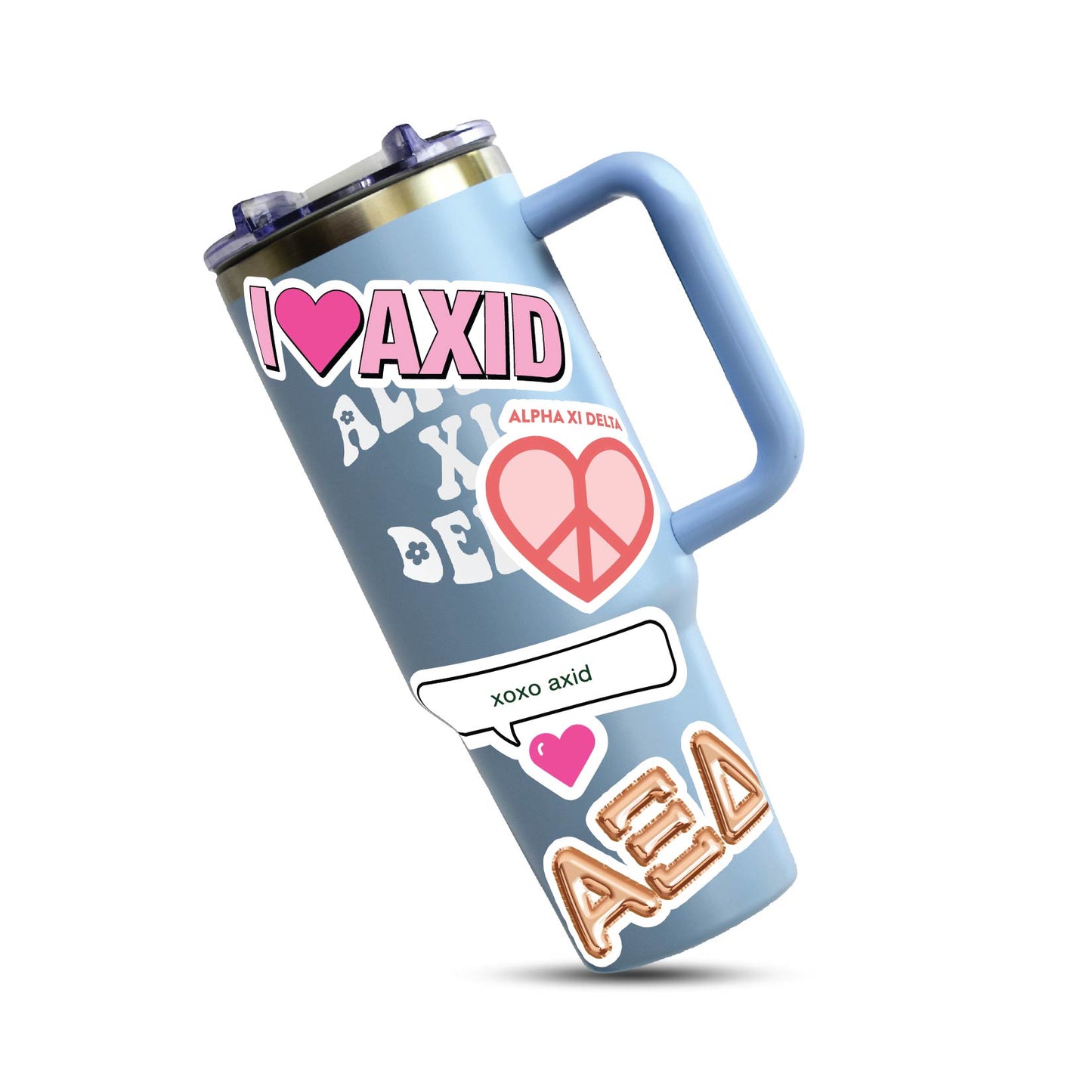 Alpha Xi Delta- Sticker Sheet- Love Theme