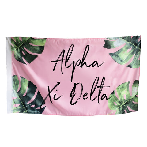 Alpha Xi Delta Tropical Flag