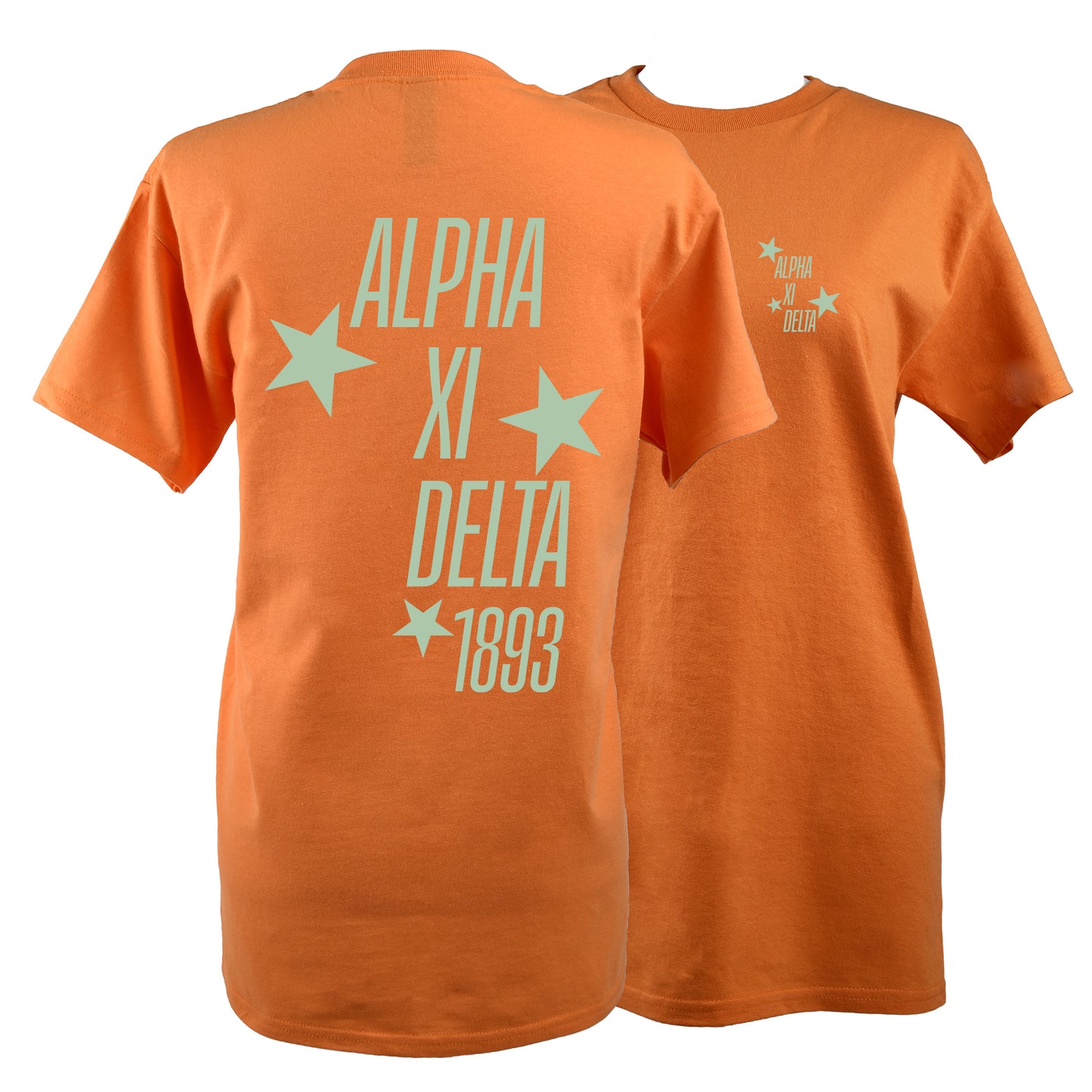 Alpha Xi Delta T-Shirt- Showgirl Design