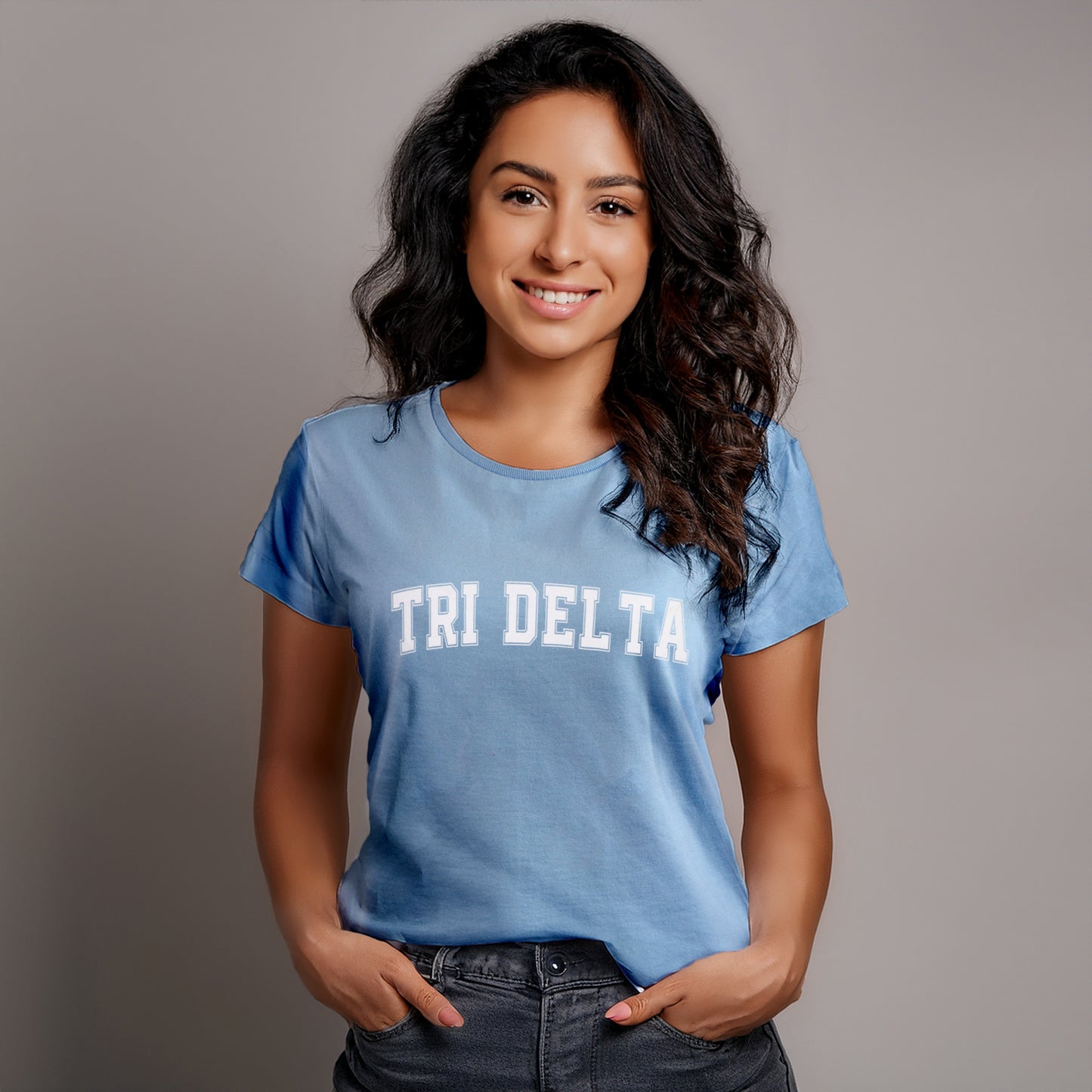 Alpha Xi Delta Sorority T-Shirt- Varsity Design