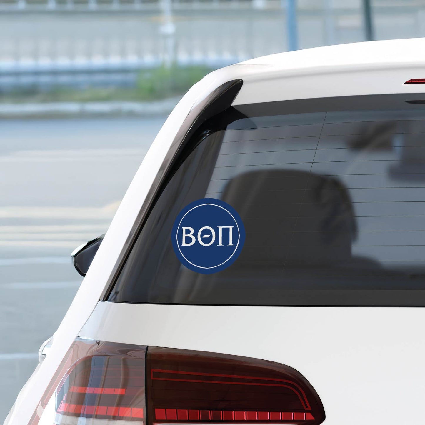 Beta Theta Pi Fraternity Car Decal Sticker- Full Color Circle Logo