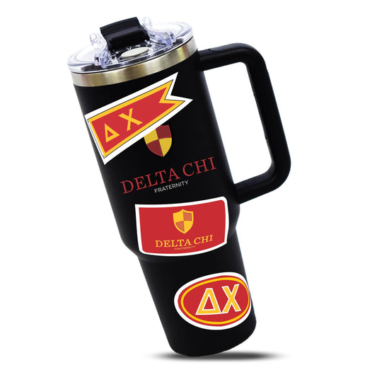 Delta Chi Fraternity Brand Focus Sticker Sheet