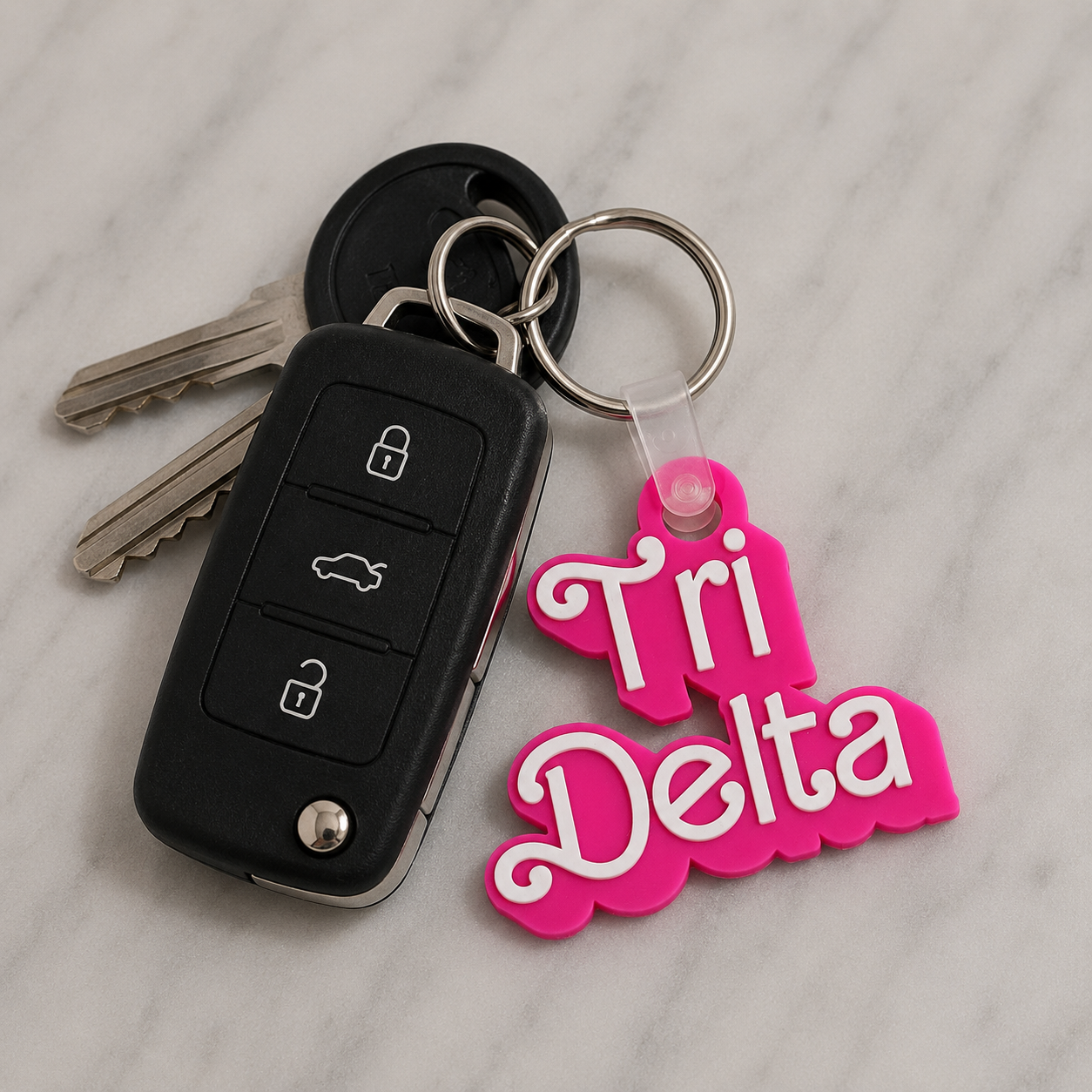 Tri Delta Retro Dolly Keychain