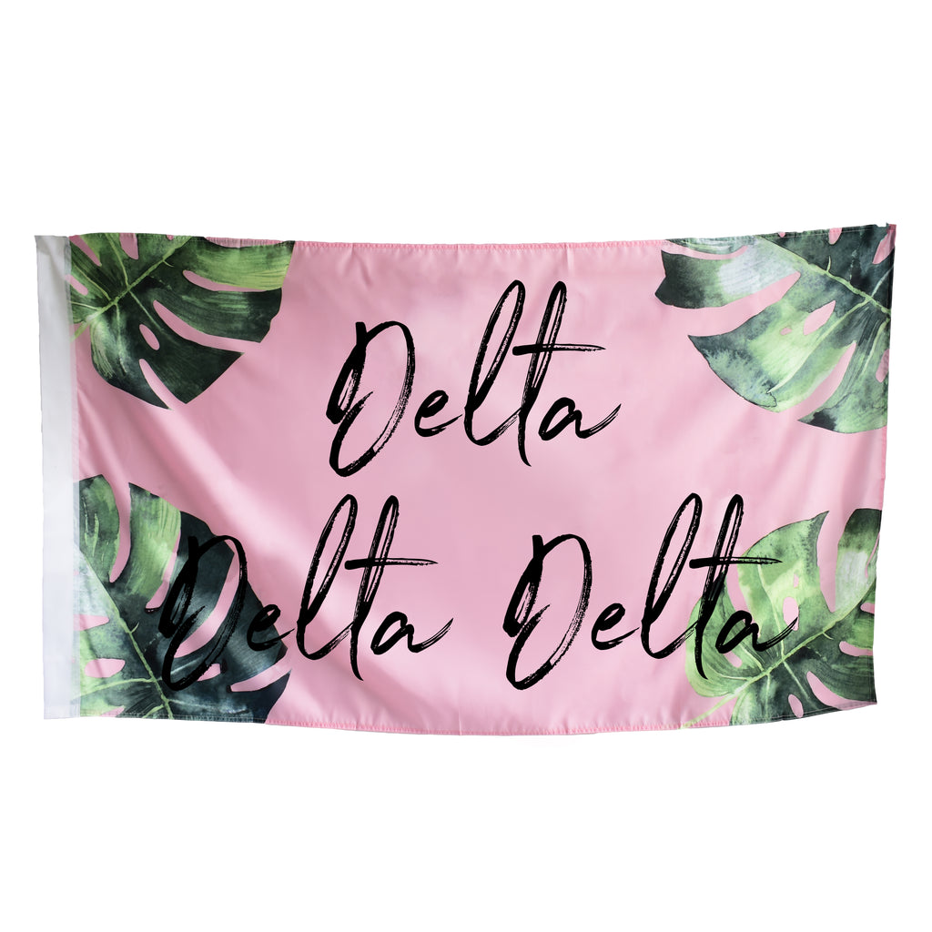 Delta Delta Delta Tropical Flag