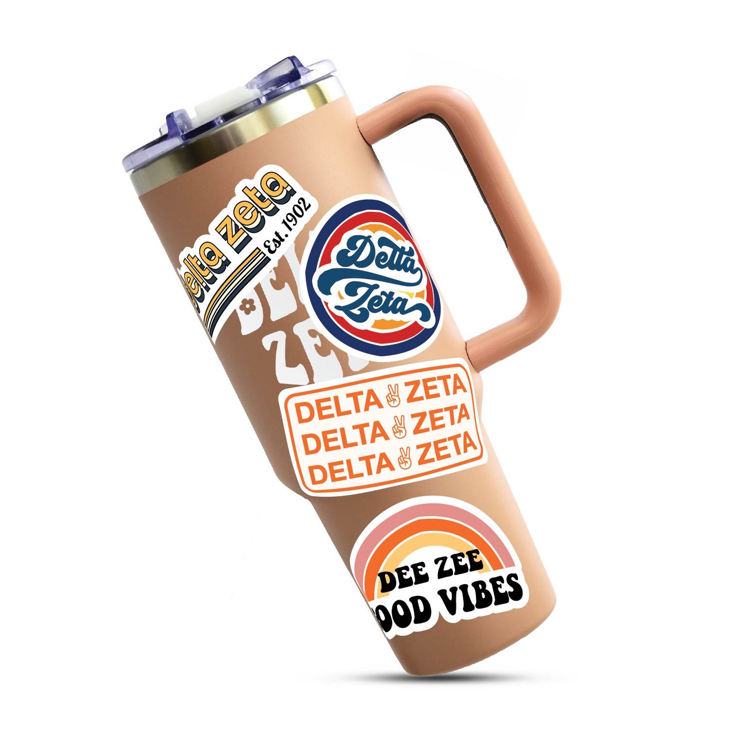 Delta Zeta <br> Retro Sticker Sheet