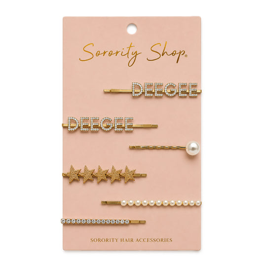 Delta Gamma Sorority Hair Clips
