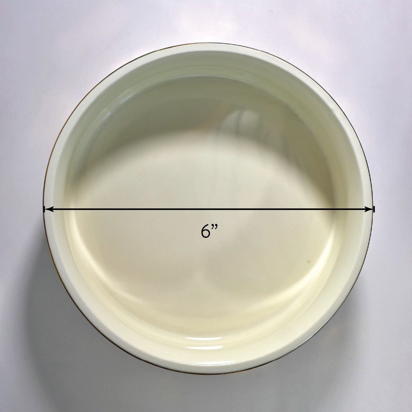 Phi Sigma Sigma Pet Bowl- 6" Ceramic Bowl For Dogs and Cats